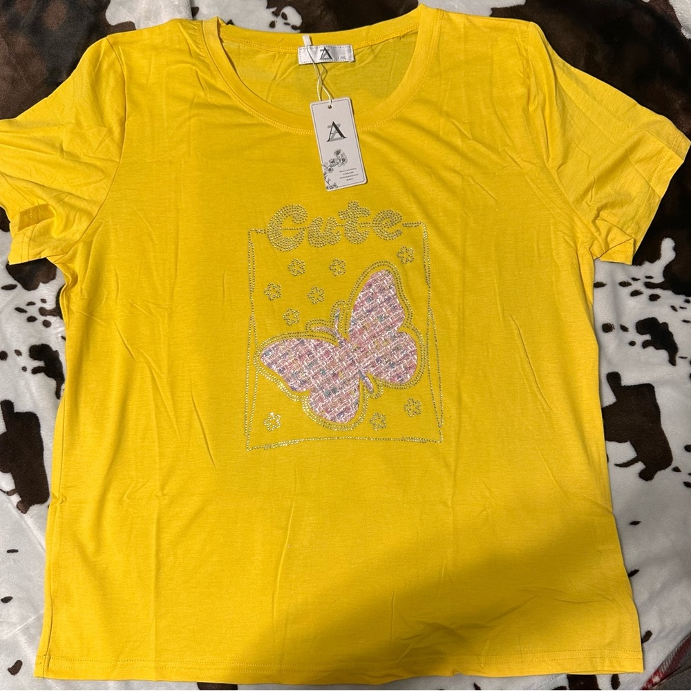 Yellow Cute shirt.